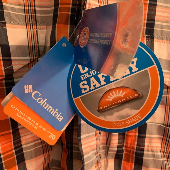 Columbia Omni shade button down short sleeve shirt - Picture 4 of 5